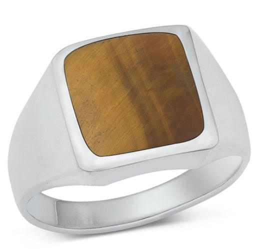 Classic - Tiger Eye .925 Sterling Silver Ring